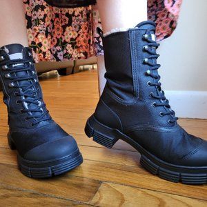 High quality Ganni combat boots in EXCELLENT CONDITION **JUST DROPPED PRICE!